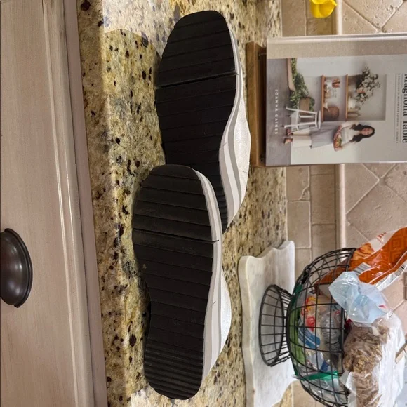 Naked Feet Women's Metallic Silver Mules - Picture 3 of 5